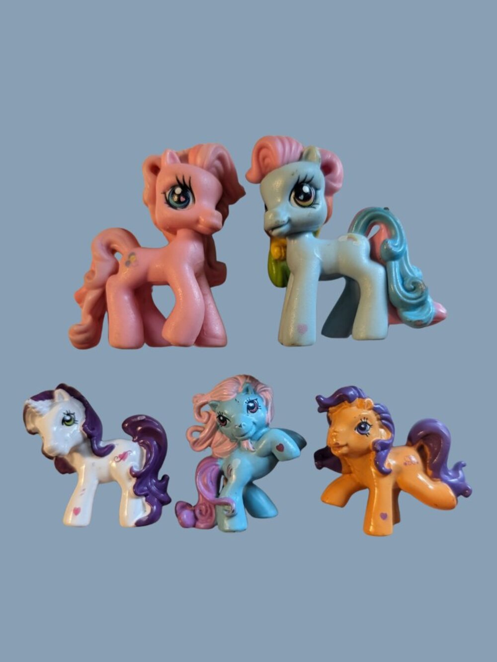 BOGO Vintage My Little Pony 5 Piece Bundle G3 Ponyland Mini Busy Books Figures
